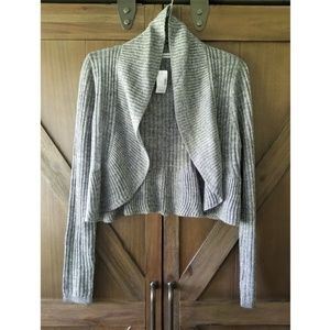 Maurices grey cropped cardigan
